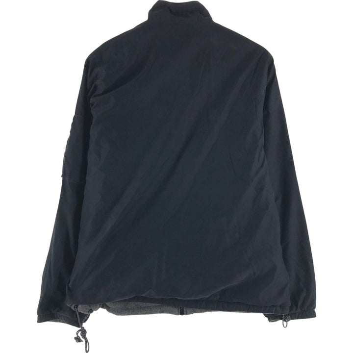 Ralph Lauren CHAPS Chaps with back logo, reversible fleece and windbreaker, men's size M polyester black type Vintage Second Hand