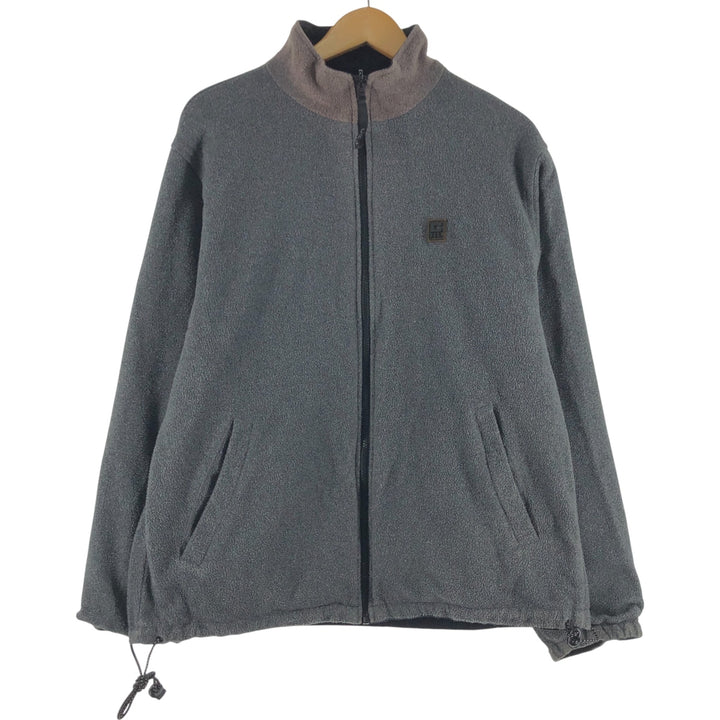 Ralph Lauren CHAPS Chaps with back logo, reversible fleece and windbreaker, men's size M polyester black type Vintage Second Hand