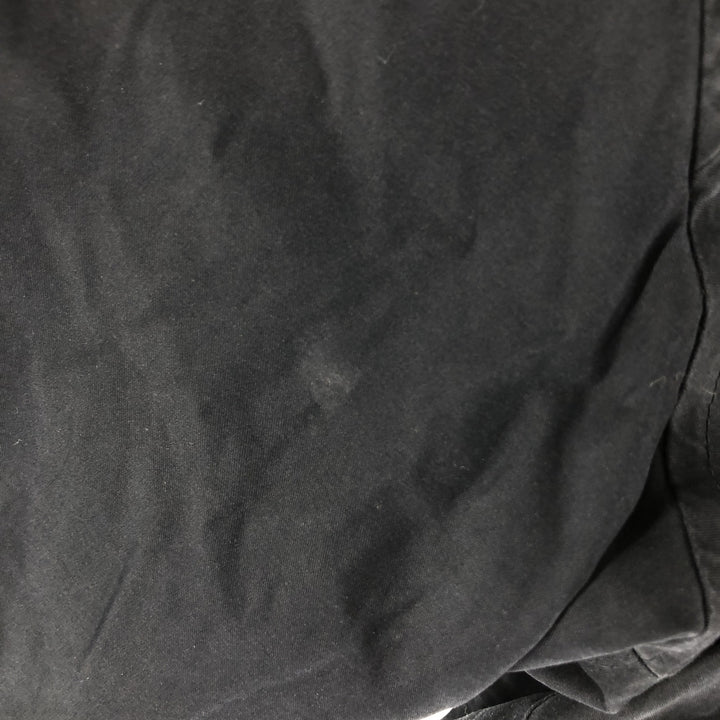 Ralph Lauren CHAPS Chaps with back logo, reversible fleece and windbreaker, men's size M polyester black type Vintage Second Hand