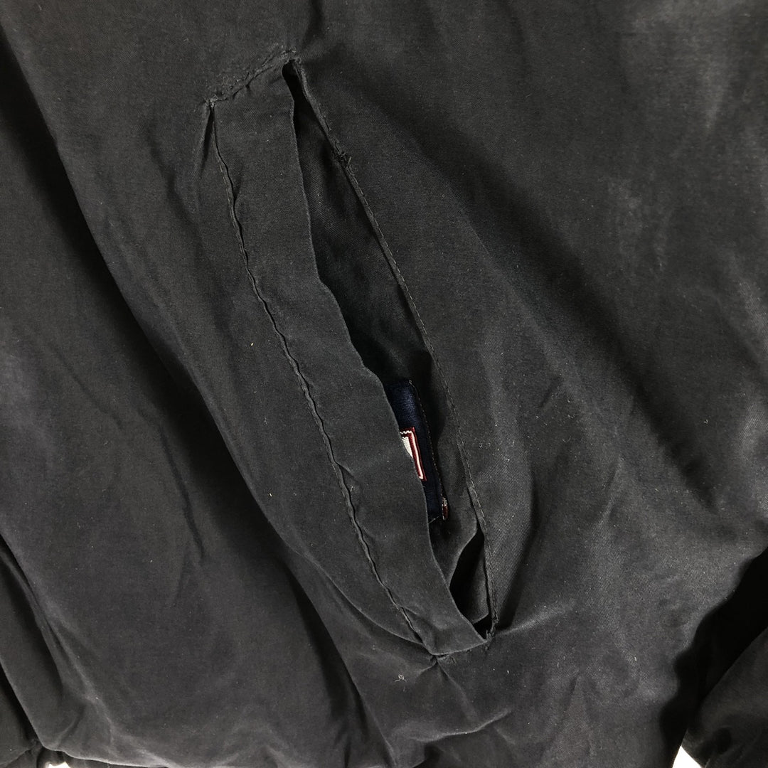 Ralph Lauren CHAPS Chaps with back logo, reversible fleece and windbreaker, men's size M polyester black type Vintage Second Hand