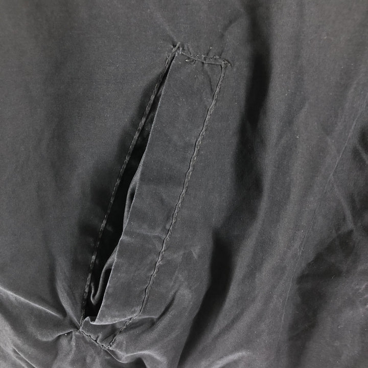 Ralph Lauren CHAPS Chaps with back logo, reversible fleece and windbreaker, men's size M polyester black type Vintage Second Hand