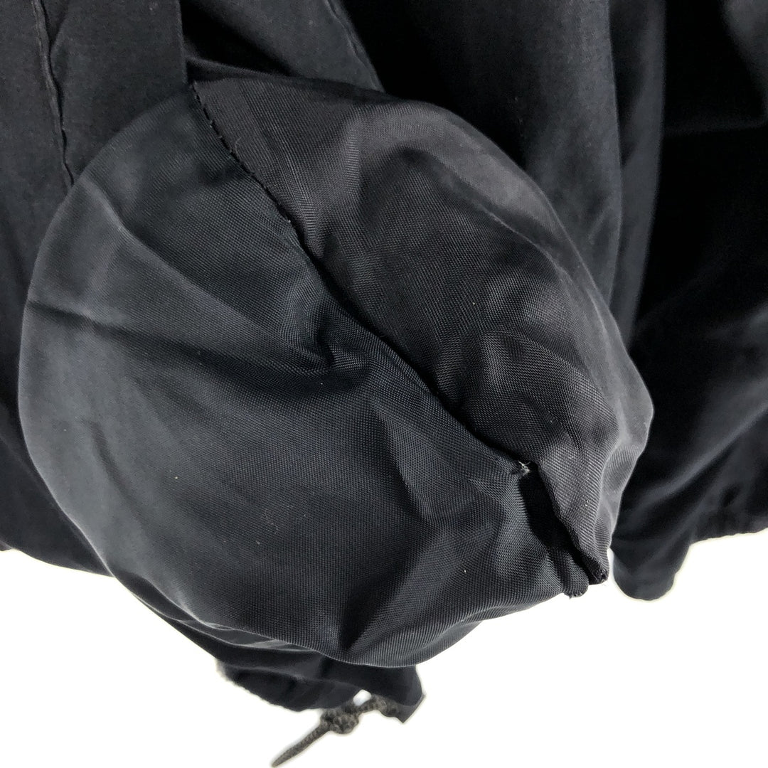 Ralph Lauren CHAPS Chaps with back logo, reversible fleece and windbreaker, men's size M polyester black type Vintage Second Hand