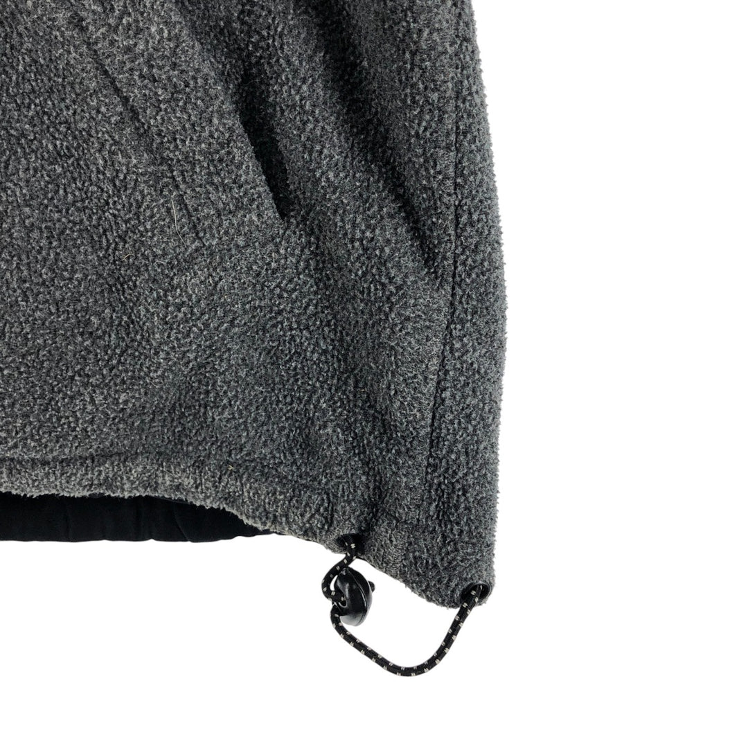 Ralph Lauren CHAPS Chaps with back logo, reversible fleece and windbreaker, men's size M polyester black type Vintage Second Hand