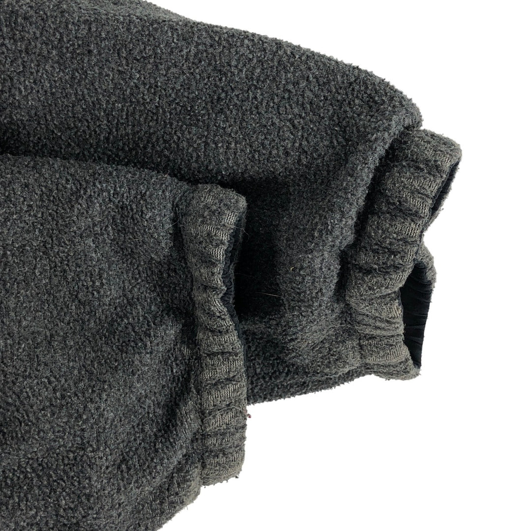 Ralph Lauren CHAPS Chaps with back logo, reversible fleece and windbreaker, men's size M polyester black type Vintage Second Hand