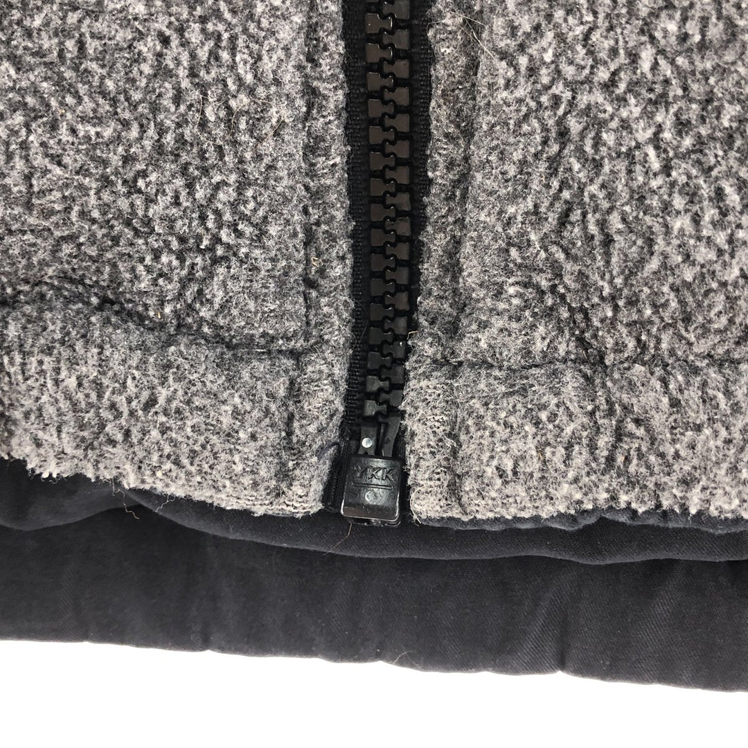 Ralph Lauren CHAPS Chaps with back logo, reversible fleece and windbreaker, men's size M polyester black type Vintage Second Hand