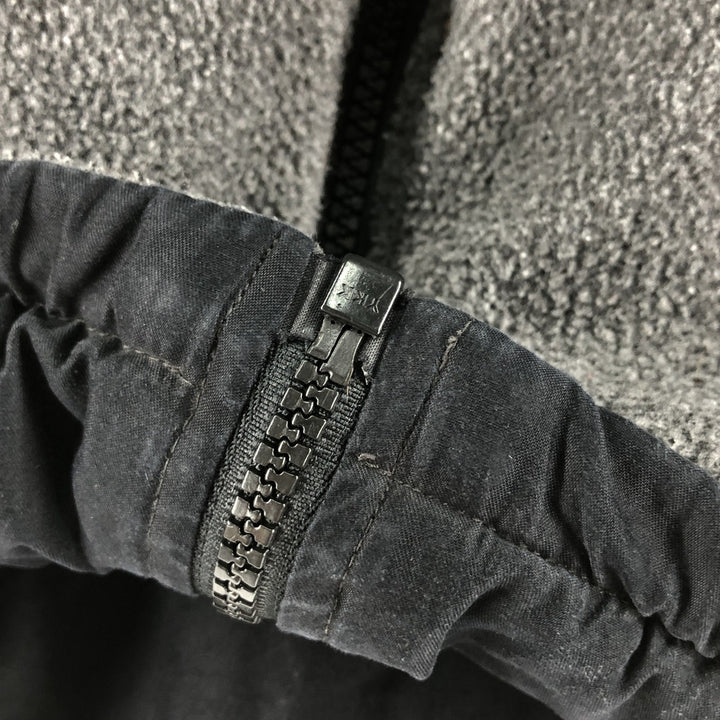 Ralph Lauren CHAPS Chaps with back logo, reversible fleece and windbreaker, men's size M polyester black type Vintage Second Hand