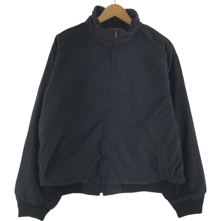 Vintage 90'S J.Crew nylon jacket, made in the USA, size L, men's Nylon black type Vintage Second Hand