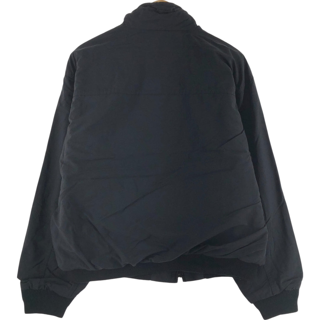 Vintage 90'S J.Crew nylon jacket, made in the USA, size L, men's Nylon black type Vintage Second Hand
