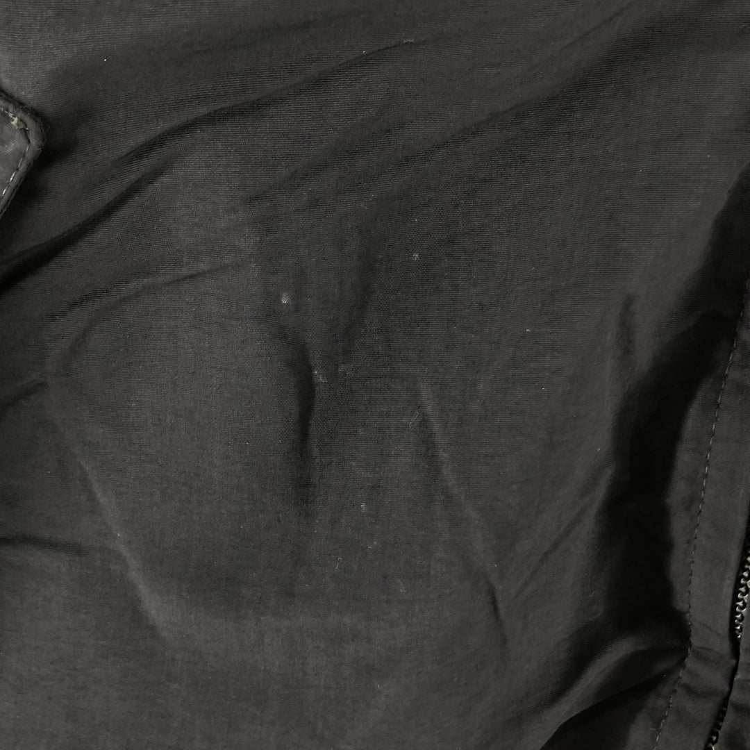 Vintage 90'S J.Crew nylon jacket, made in the USA, size L, men's Nylon black type Vintage Second Hand