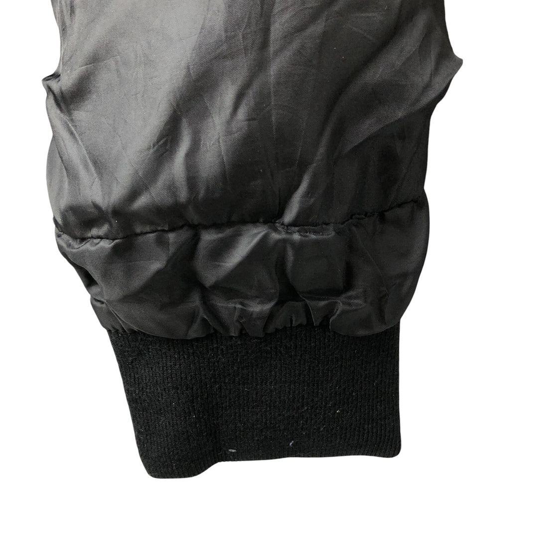 Calvin Klein padded puffer jacket, men's size L polyester black type Vintage Second Hand