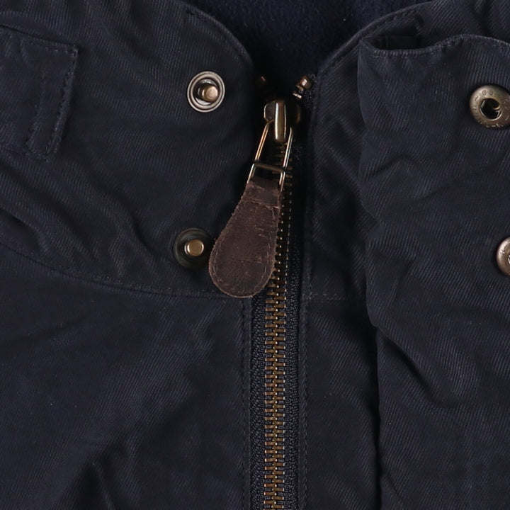 90'S Nautica puffer jacket, men's size L, vintage Nylon navy blue type Vintage Second Hand