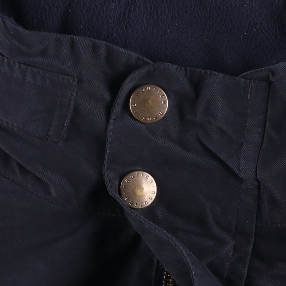 90'S Nautica puffer jacket, men's size L, vintage Nylon navy blue type Vintage Second Hand