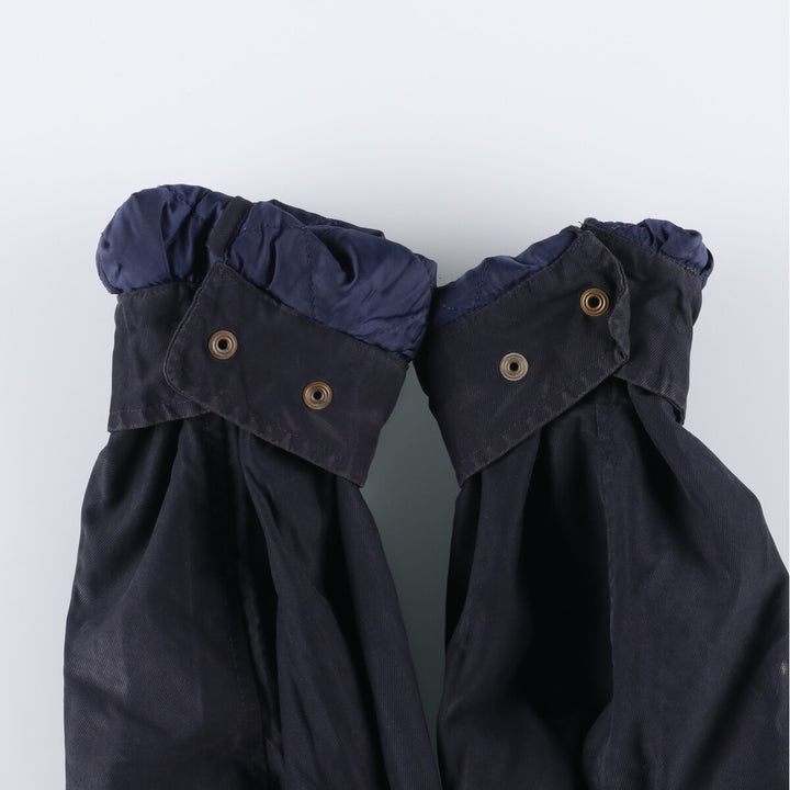 90'S Nautica puffer jacket, men's size L, vintage Nylon navy blue type Vintage Second Hand