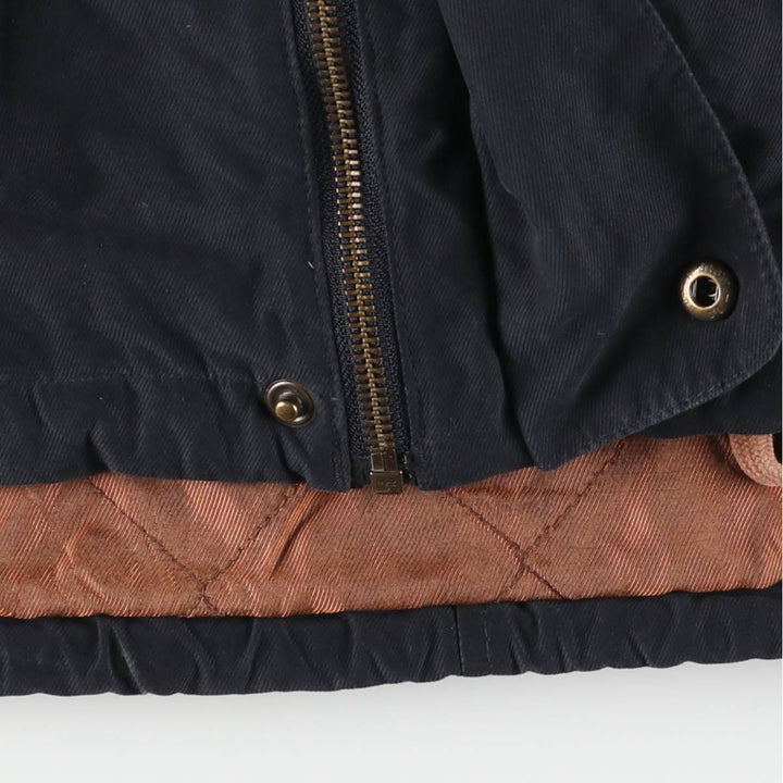 90'S Nautica puffer jacket, men's size L, vintage Nylon navy blue type Vintage Second Hand