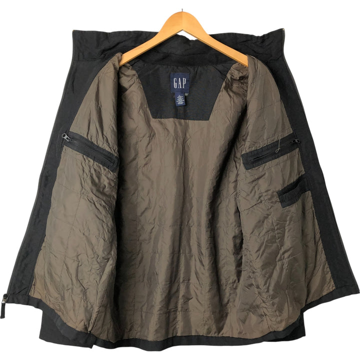 90'S GAP Vintage Padded Puffer Jacket, Men's Size L Nylon black type Vintage Second Hand