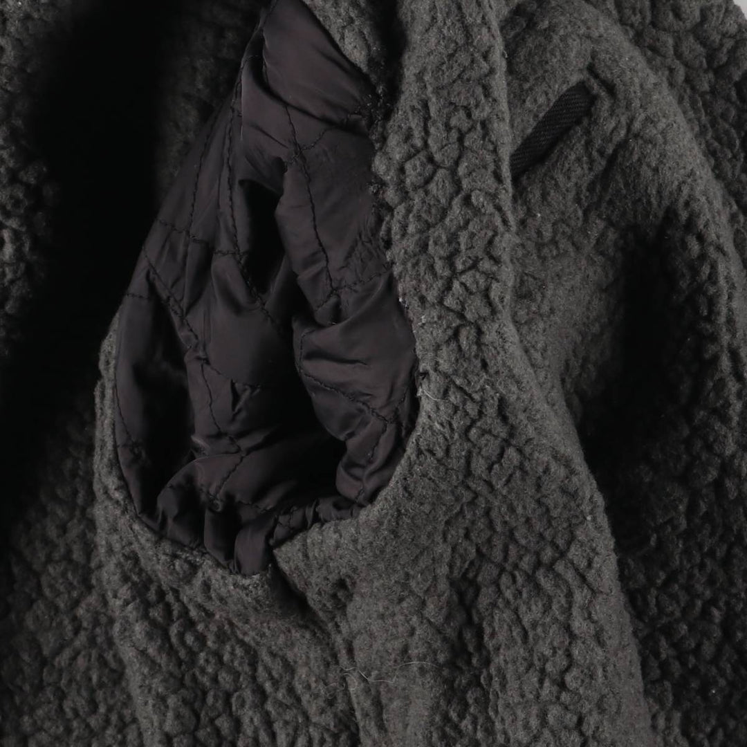 Levi's Black Denim Boa Jacket, Men's Size M cotton black type Vintage Second Hand