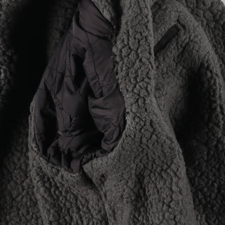 Levi's Black Denim Boa Jacket, Men's Size M cotton black type Vintage Second Hand