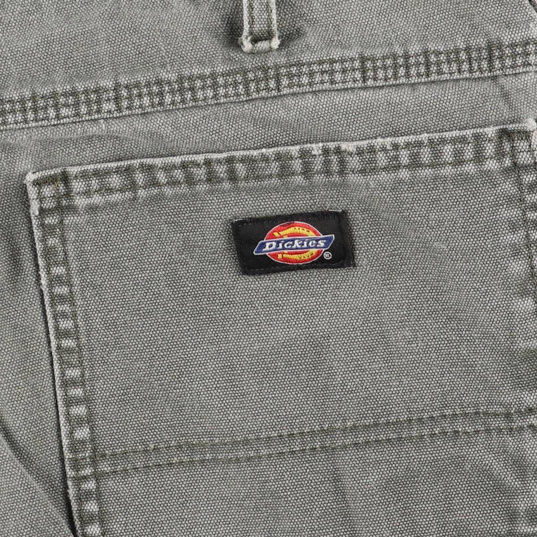 Dickies Duck Fabric Work Shorts Short Pants Men's W38 cotton Khaki type Vintage Second Hand