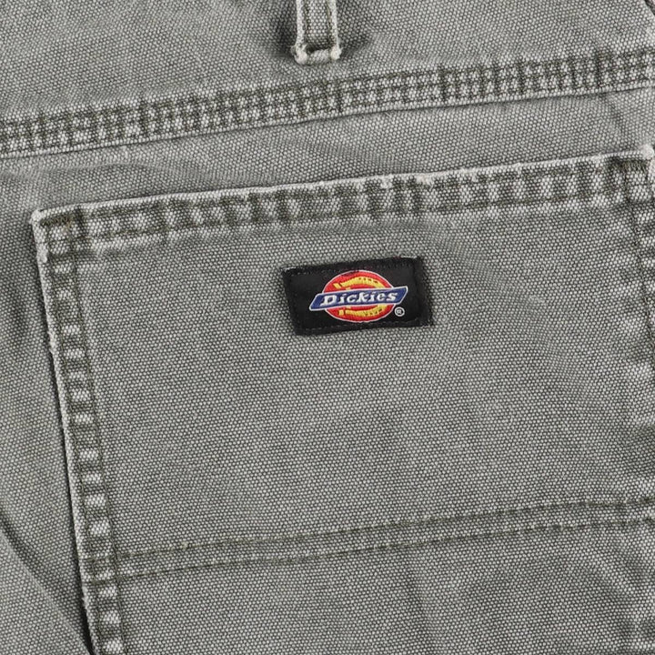 Dickies Duck Fabric Work Shorts Short Pants Men's W38 cotton Khaki type Vintage Second Hand