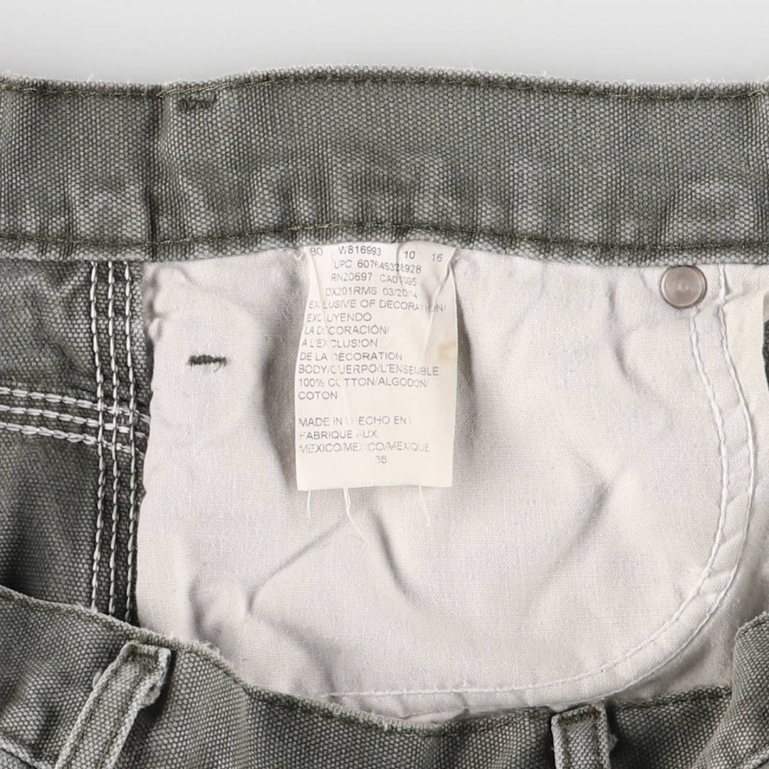 Dickies Duck Fabric Work Shorts Short Pants Men's W38 cotton Khaki type Vintage Second Hand