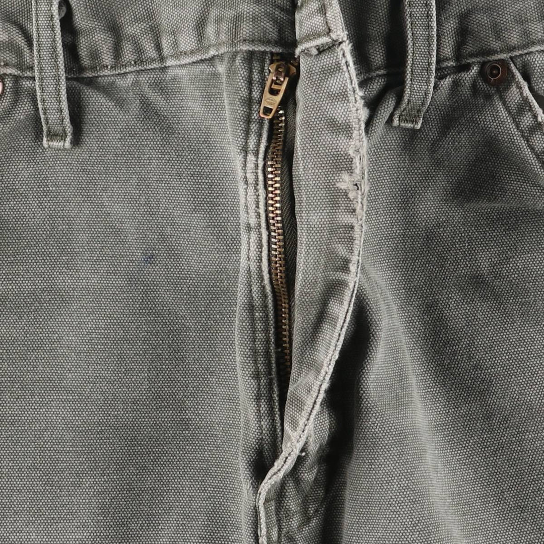 Dickies Duck Fabric Work Shorts Short Pants Men's W38 cotton Khaki type Vintage Second Hand