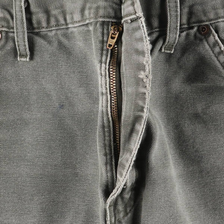 Dickies Duck Fabric Work Shorts Short Pants Men's W38 cotton Khaki type Vintage Second Hand