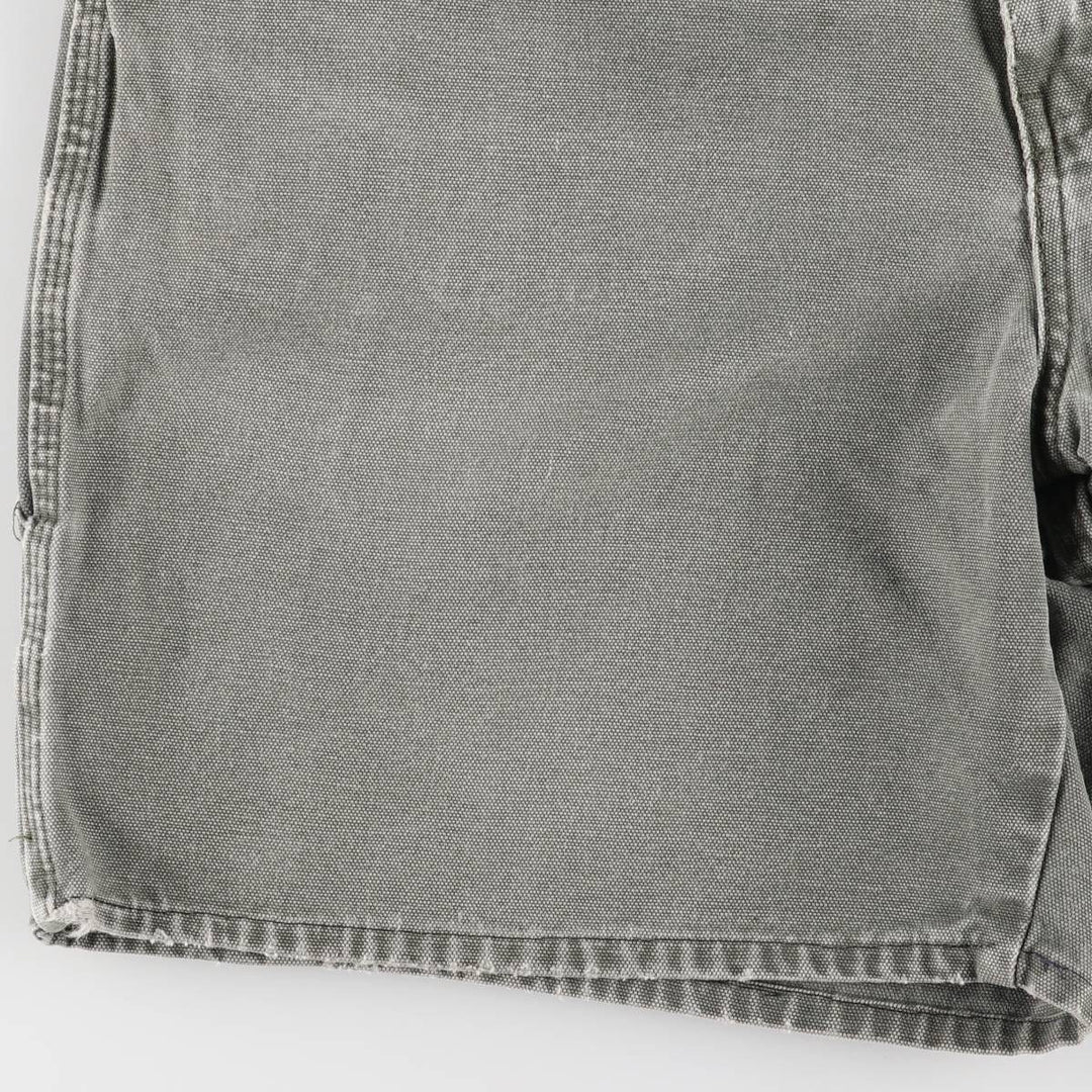 Dickies Duck Fabric Work Shorts Short Pants Men's W38 cotton Khaki type Vintage Second Hand