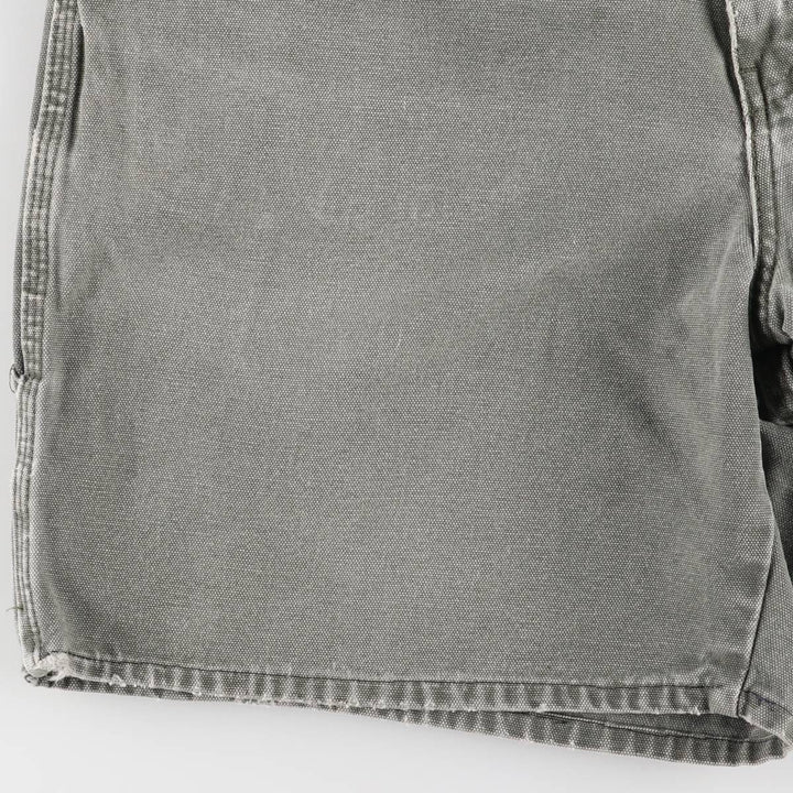 Dickies Duck Fabric Work Shorts Short Pants Men's W38 cotton Khaki type Vintage Second Hand