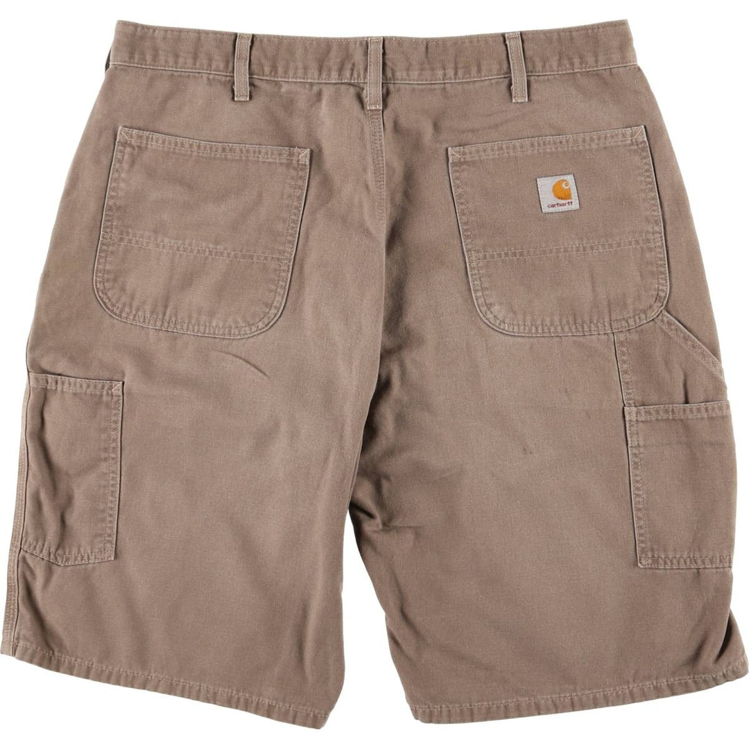 Carhartt Duck Painter Shorts, Men's, W36 equivalent cotton Khaki type beige Vintage Second Hand