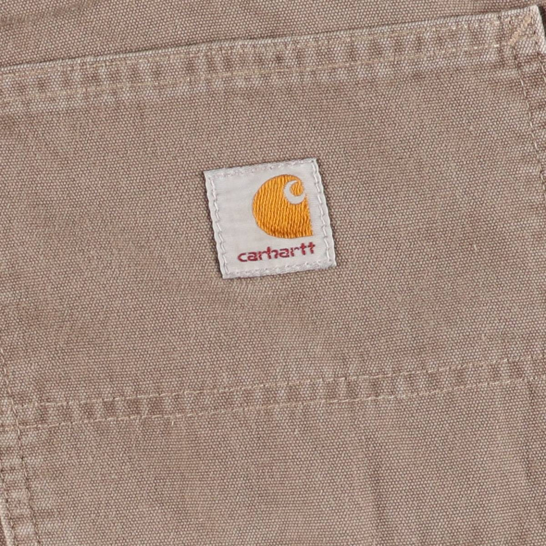 Carhartt Duck Painter Shorts, Men's, W36 equivalent cotton Khaki type beige Vintage Second Hand