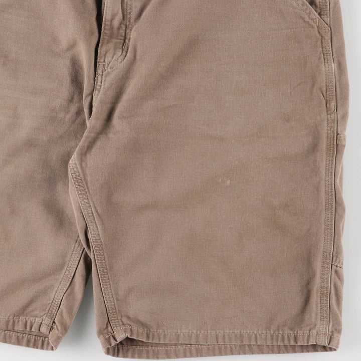 Carhartt Duck Painter Shorts, Men's, W36 equivalent cotton Khaki type beige Vintage Second Hand