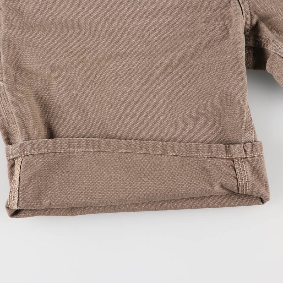 Carhartt Duck Painter Shorts, Men's, W36 equivalent cotton Khaki type beige Vintage Second Hand