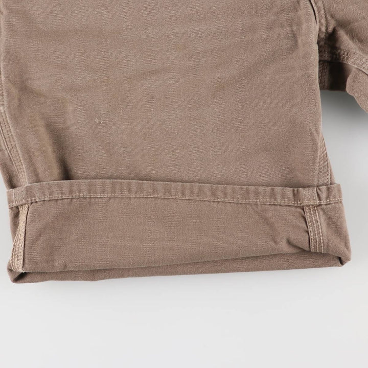 Carhartt Duck Painter Shorts, Men's, W36 equivalent cotton Khaki type beige Vintage Second Hand