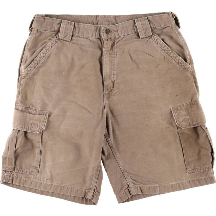 00'S Carhartt Duck Painter Shorts, Men's, W36 cotton Khaki type beige Vintage Second Hand