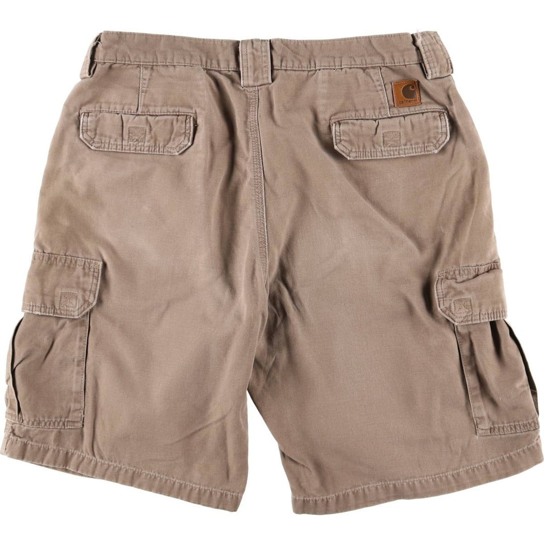 00'S Carhartt Duck Painter Shorts, Men's, W36 cotton Khaki type beige Vintage Second Hand