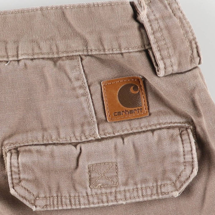00'S Carhartt Duck Painter Shorts, Men's, W36 cotton Khaki type beige Vintage Second Hand