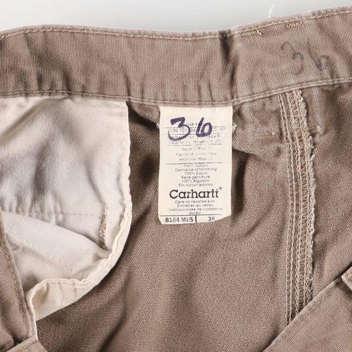 00'S Carhartt Duck Painter Shorts, Men's, W36 cotton Khaki type beige Vintage Second Hand