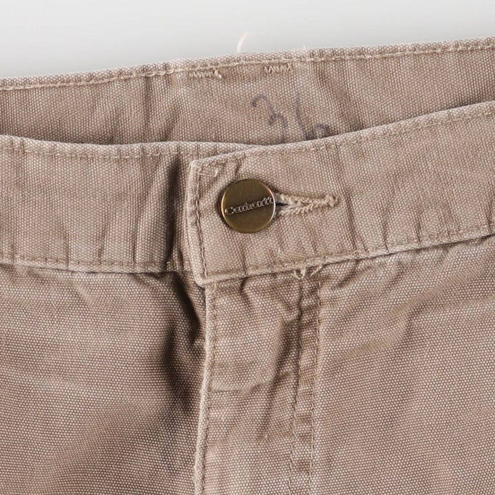 00'S Carhartt Duck Painter Shorts, Men's, W36 cotton Khaki type beige Vintage Second Hand