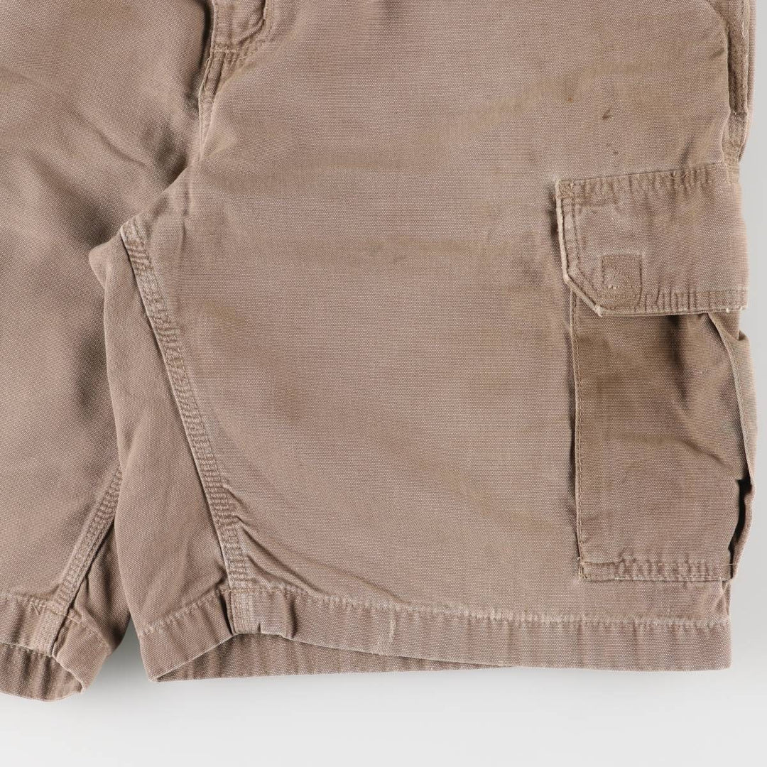 00'S Carhartt Duck Painter Shorts, Men's, W36 cotton Khaki type beige Vintage Second Hand