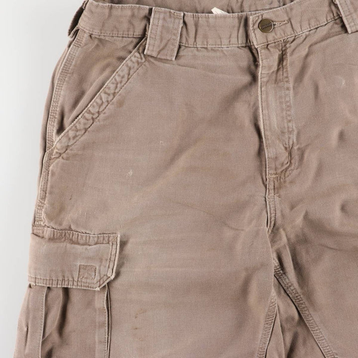 00'S Carhartt Duck Painter Shorts, Men's, W36 cotton Khaki type beige Vintage Second Hand