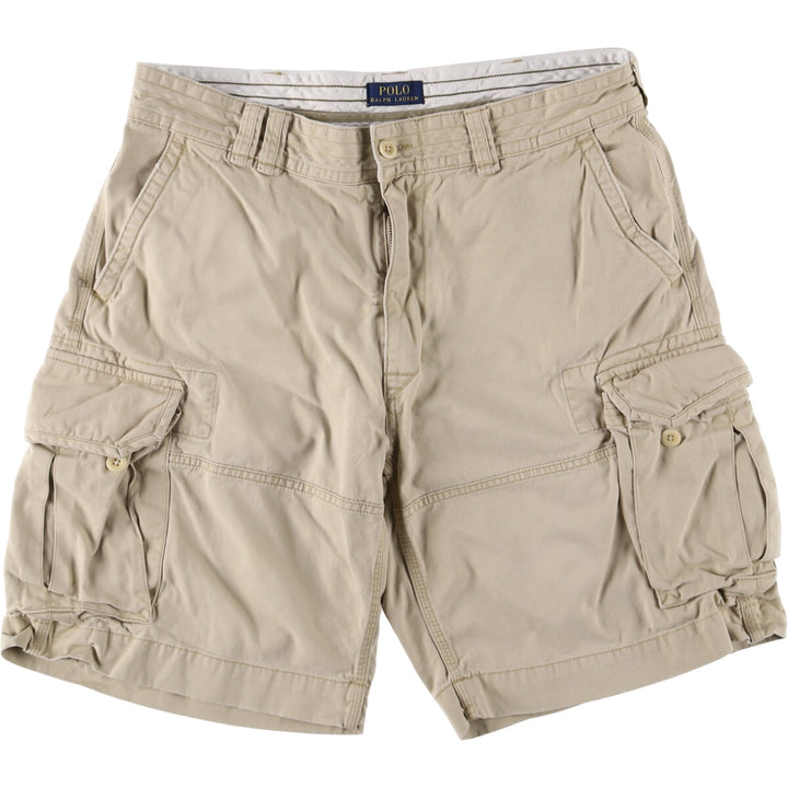 Ralph Lauren POLO RALPH LAUREN cargo shorts short pants men's w36 equivalent cotton Beige type Vintage Second Hand