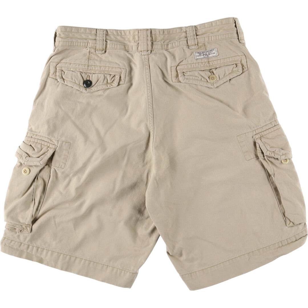 Ralph Lauren POLO RALPH LAUREN cargo shorts short pants men's w36 equivalent cotton Beige type Vintage Second Hand