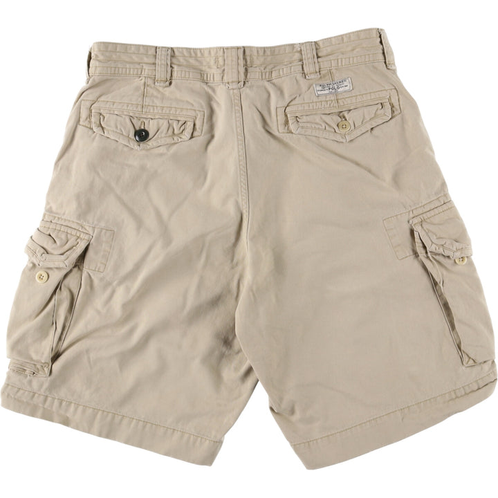 Ralph Lauren POLO RALPH LAUREN cargo shorts short pants men's w36 equivalent cotton Beige type Vintage Second Hand