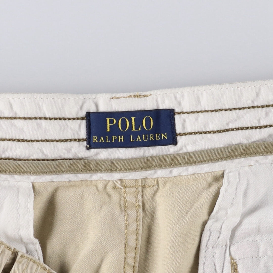 Ralph Lauren POLO RALPH LAUREN cargo shorts short pants men's w36 equivalent cotton Beige type Vintage Second Hand