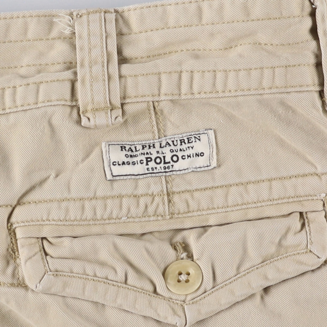 Ralph Lauren POLO RALPH LAUREN cargo shorts short pants men's w36 equivalent cotton Beige type Vintage Second Hand