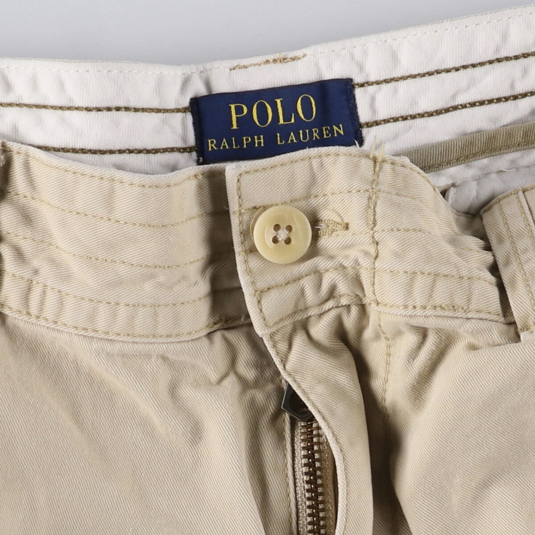 Ralph Lauren POLO RALPH LAUREN cargo shorts short pants men's w36 equivalent cotton Beige type Vintage Second Hand