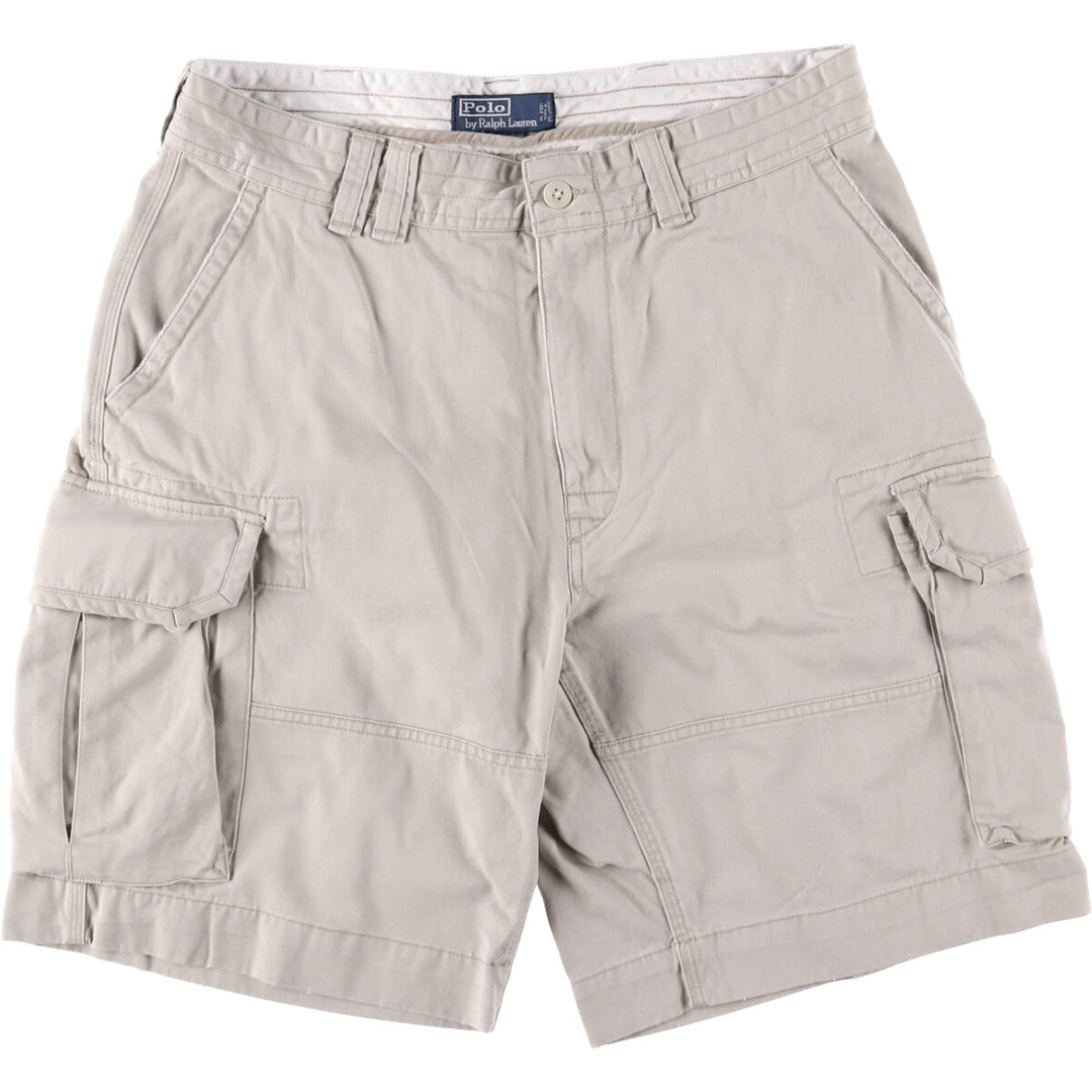 Ralph Lauren POLO by Ralph Lauren cargo shorts, half pants, men's w35 equivalent cotton Beige type Vintage Second Hand