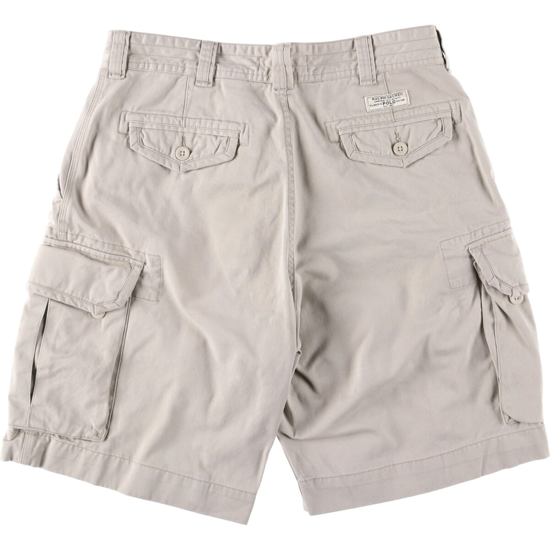 Ralph Lauren POLO by Ralph Lauren cargo shorts, half pants, men's w35 equivalent cotton Beige type Vintage Second Hand
