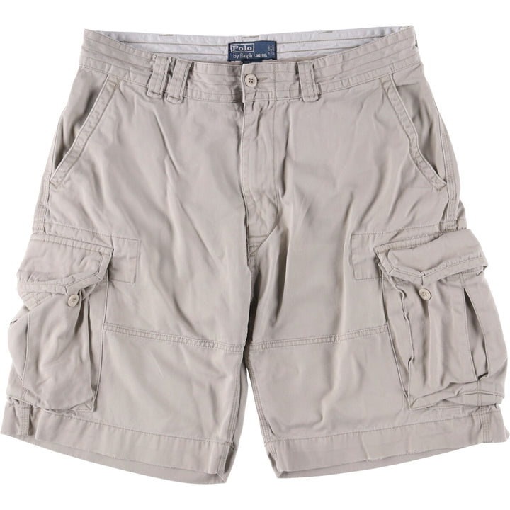 Ralph Lauren POLO by Ralph Lauren cargo shorts, short pants, men's size w36 cotton gray type Vintage Second Hand