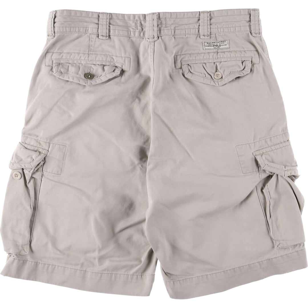 Ralph Lauren POLO by Ralph Lauren cargo shorts, short pants, men's size w36 cotton gray type Vintage Second Hand